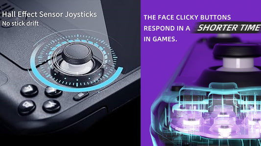MAIL IN SERVICE Upgrade your Steam Deck with our Clicky Button / Hall Effect Joysticks ( lcd Model )